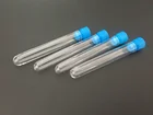 3ml 5ml 7ml 10ml clear test tube with plastic cap