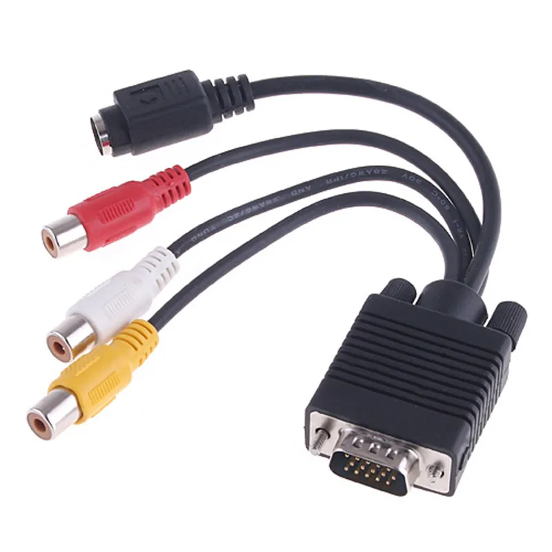 1pcs-PC-VGA-to-S-Video-AV-RCA-TV-Out-Converter-Adapter-Cable