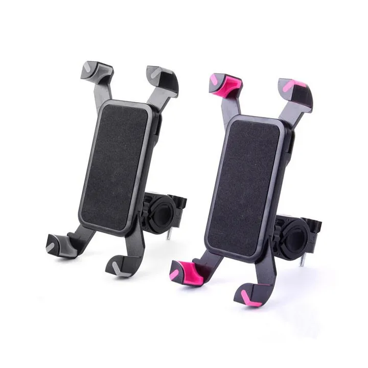 

Xinkuai designed bicycle cell phone holder mobile phone security stand bicycle phone holder bike/cellphone holder, Black