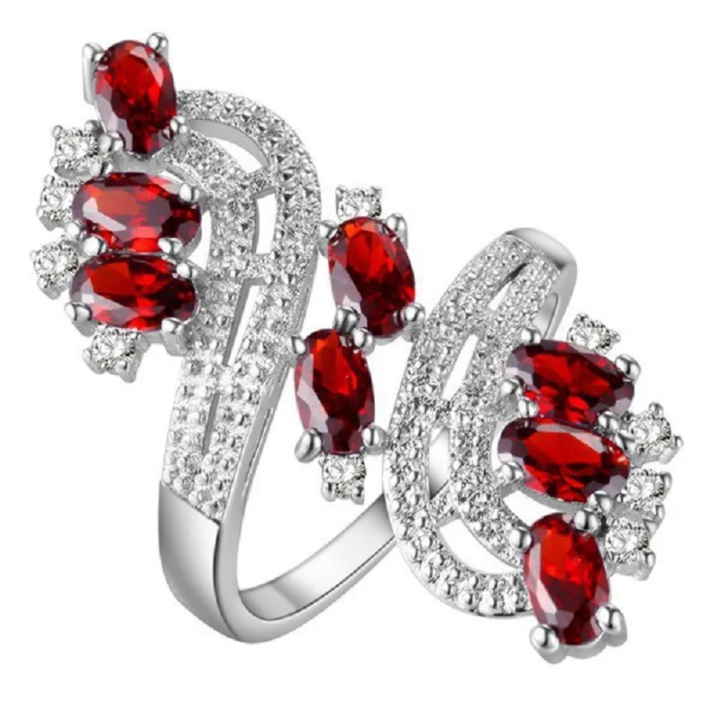 Latest Design Custom Red Zircon Gemstone Magic Long Finger Rings Fashion Women Luxury jewelry, Customzie
Latest Design Custom Red Zircon Gemstone Magic Long Finger Rings Fashion Women Luxury jewelry, Customzie