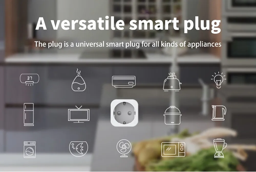 New EU Alexa Voice Control Zigbee Switches plug - ANKUX.COM