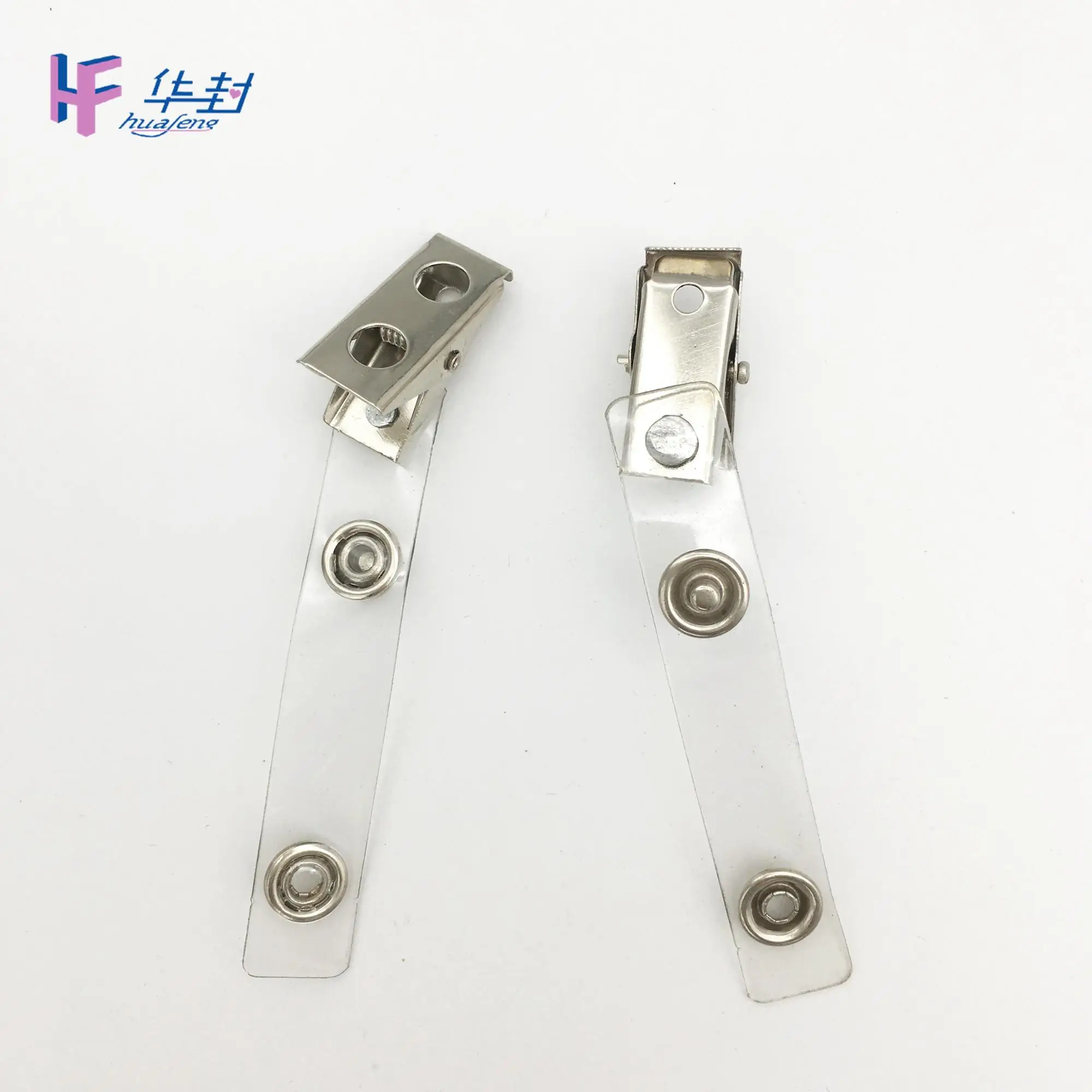 nickel plated steel embossed u bulldog clip