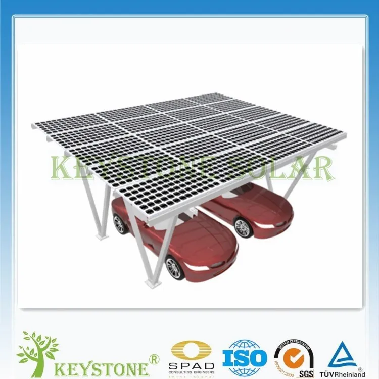 Wholesale aluminium solar energy mounting  carport W shape