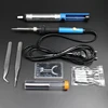 60W Electric Adjusted Temperature Soldering Iron + 5Pcs Solder Tips + Tin Wire+ Solder Station Soldering Tools Factory Price