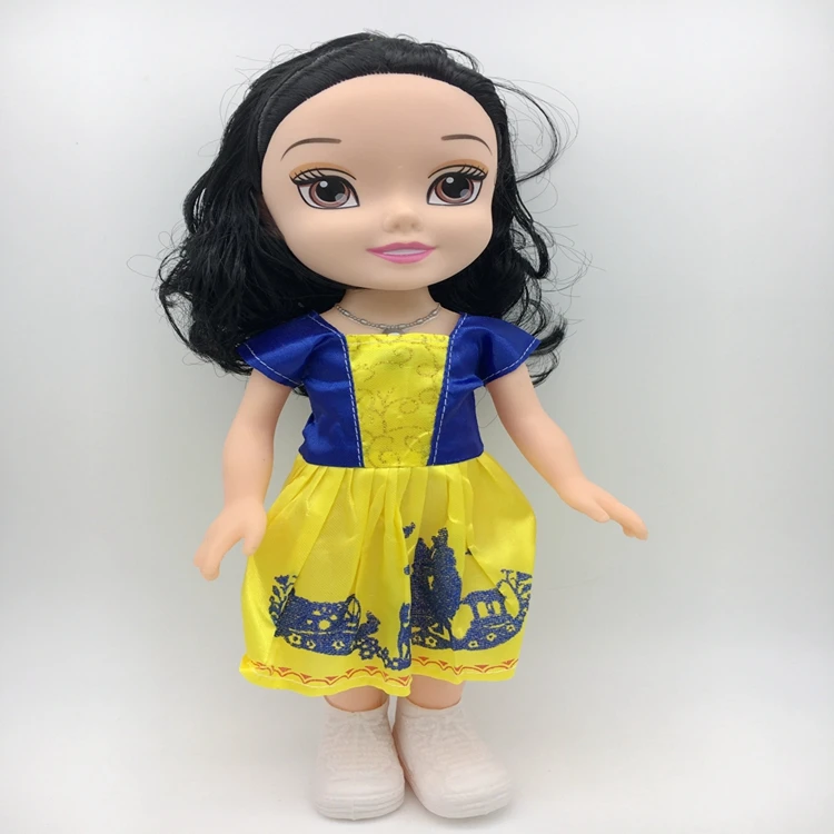 2015 ใหม่ 34 ซม.ยอดนิยม 6 เจ้าหญิง Snow White Cinderella Aurora Belle jasmine เพลงเจ้าหญิงตุ๊กตาของเล่น
