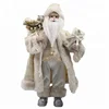 Customized Christmas gift fabric stuffed Santa Clause figure plush toy