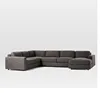 Modern new designs living room furniture fabric corner sofa set 7 seater