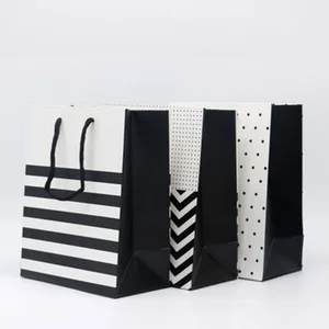 colour gift store and retail 25kg stripe paper garbage bag with