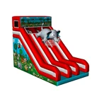 CE Certification single lane inflatable elephant slide,inflatable animal slide for park