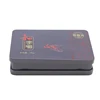 Black Slide Tin Box, Square DVD Tin Box, Gift Card Tins Packaging Design