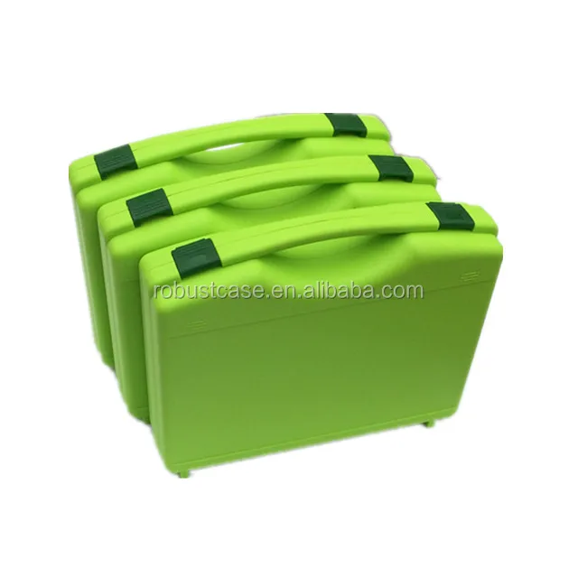 Colorful portable hard plastic briefcase tool box