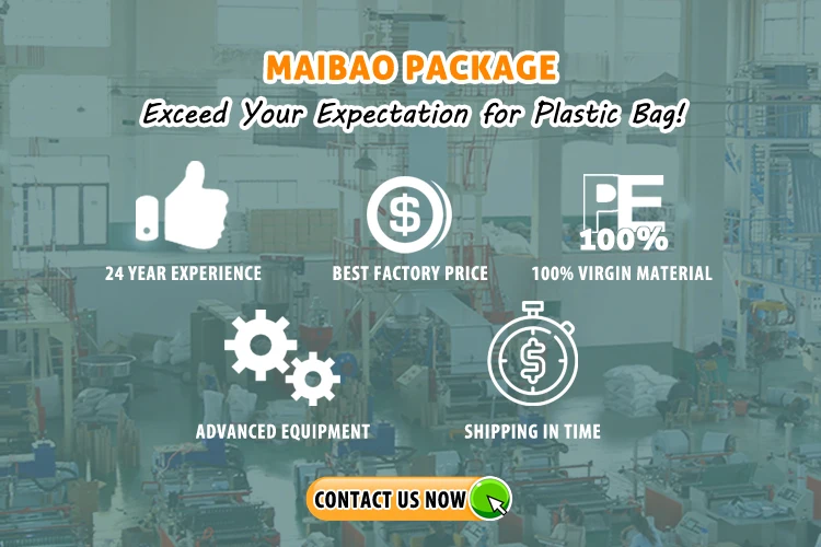 Custom Gravure Printing Bio Degradable Plastic Bag Wholesale