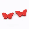 Butterfly shape wholesale synthetic red turquoise