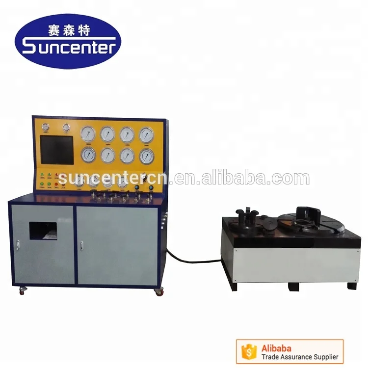 Suncenter 1bar 500 Bar Range Pressure Test Bench For Safety Relief