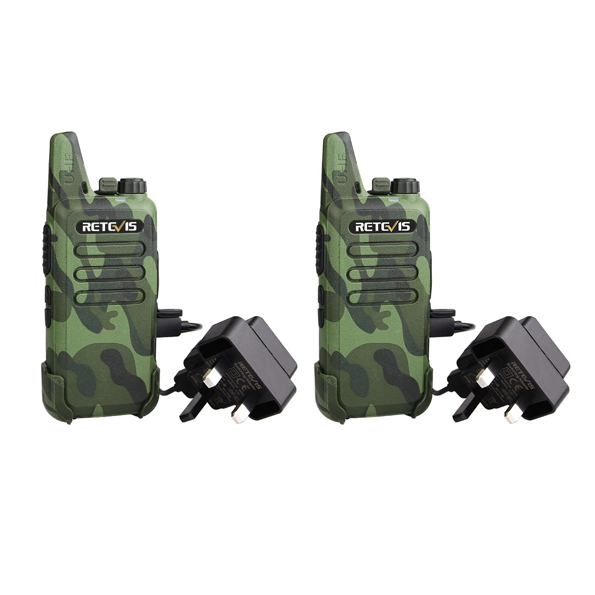 Retevis RT22 Mini British Twin-radio pack family using walkie talkies UHF400-480MHz Camouflage USB charging for UK market
Retevis RT22 Mini British Twin-radio pack family using walkie talkies UHF400-480MHz Camouflage USB charging for UK market