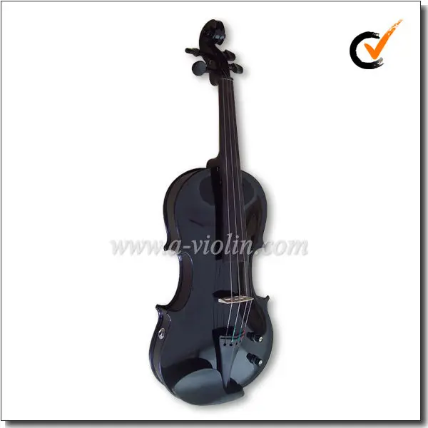 Bunte Solid 4/4 Elektrische Black violin Mit Fall (VE500)