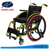 New design steel frame colorful lovely sport wheelchair Oxford cushion wheelchair for elderly