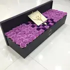 2019 Newest Popular Custom Logo Fancy Rose Gift Set Foldable Paper Flower Box Package