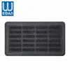 Commercial dust control interlocking entrance mat systems