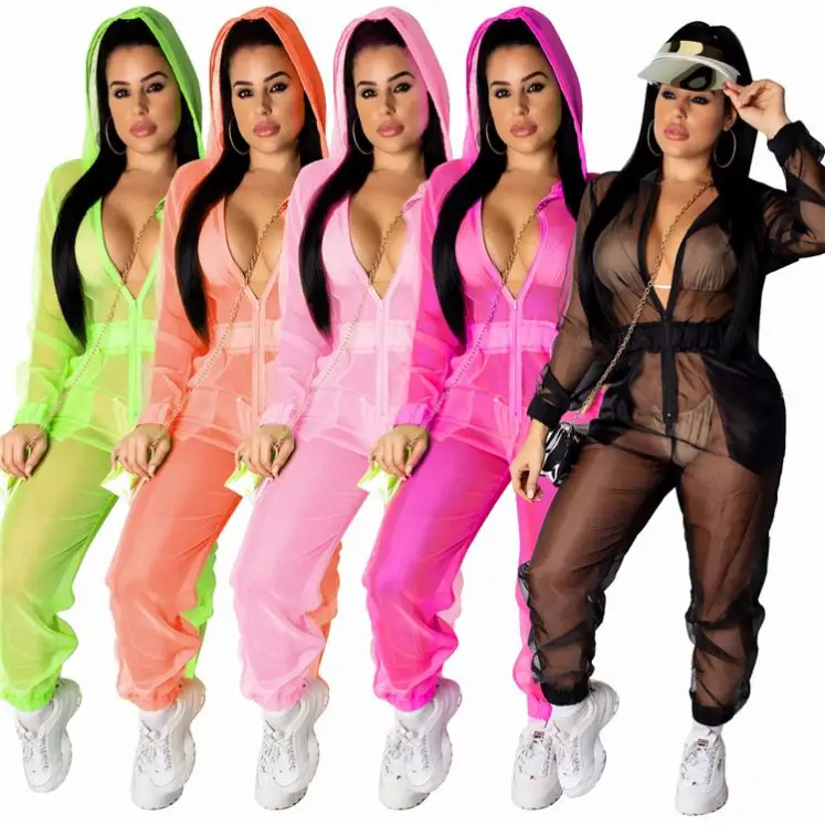 9S02056 High quality summer Long sleeve with hat woman sexy transparent jumpsuit, N/a
9S02056 High quality summer Long sleeve with hat woman sexy transparent jumpsuit, N/a