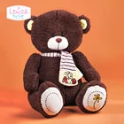 New style lovely care bear plush big mouth bear stuff toy children gift customization teddy bear with scarf animals toy