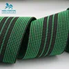low price sofa elastic webbing, green and black color, 5cm width