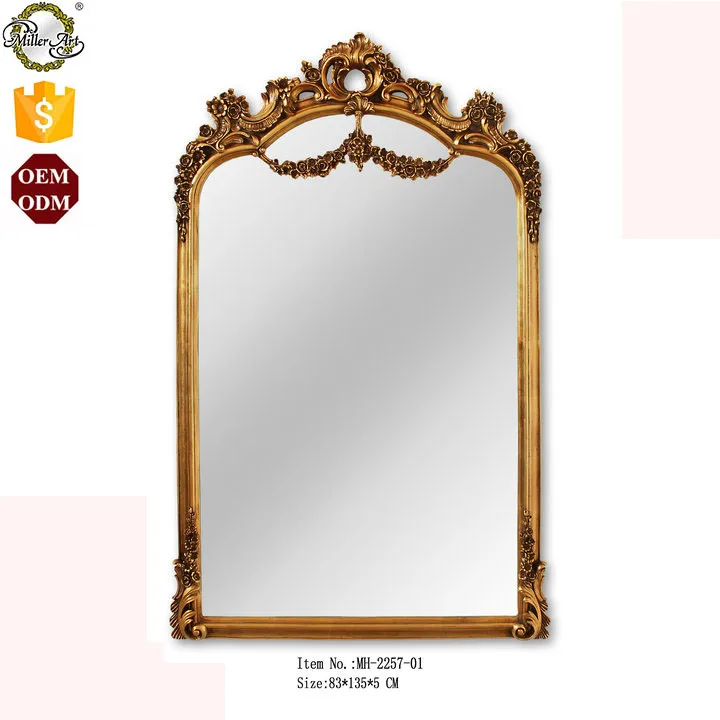 Home Decor Hand made gold leaf Vintage wall mirror Wholesale