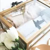 Cocostyles personalized blank chic bride and bridesmaid bath robes acrylic gift boxes for fantastic wedding