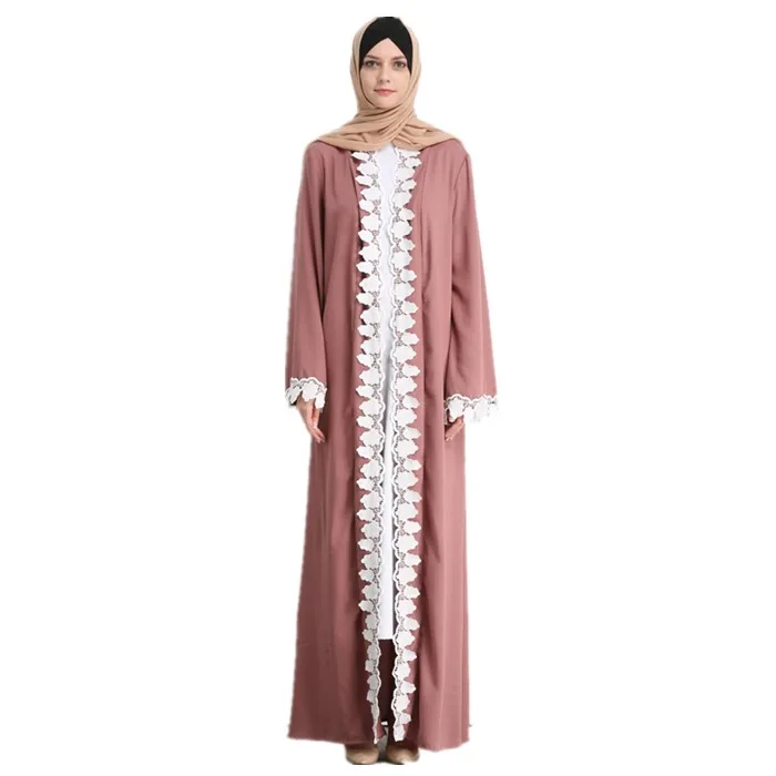 Fashional Style Women Front Open Abaya Dubai Abaya with Belt High Quality Design Muslim Dress, Pink
Fashional Style Women Front Open Abaya Dubai Abaya with Belt High Quality Design Muslim Dress, Pink
