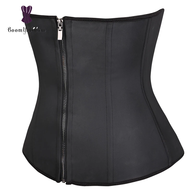 Anti-Bacterial And Shaper Style Fajas Deportiva Latex Waist Trainer 7 Steel Boned Corsets For Women With Zip, Black
Anti-Bacterial And Shaper Style Fajas Deportiva Latex Waist Trainer 7 Steel Boned Corsets For Women With Zip, Black