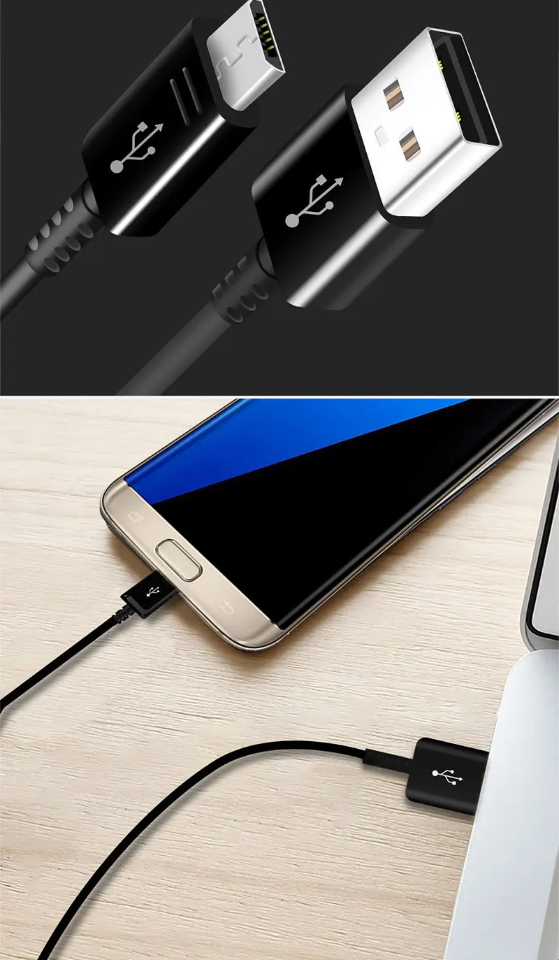 1m V8 5P Micro USB Cable Fast Charging For Xiaomi Redmi Note 5 Pro Android Mobile Phone Data Cable for Samsung S7 Micro Charger - ANKUX.COM