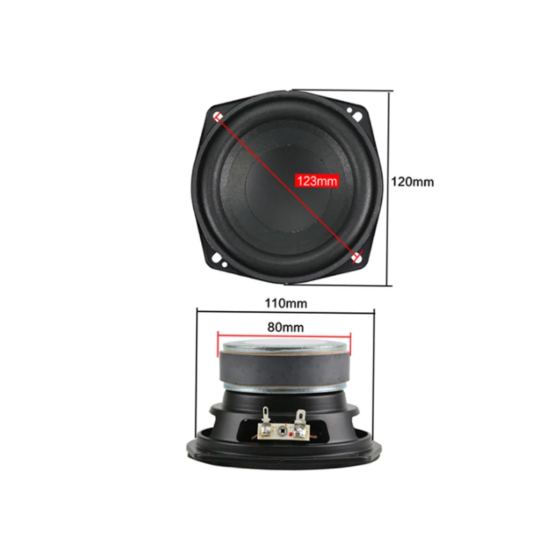 4ohm and 8ohm Multimedia audio driver Subwoofer speaker 2inch 3inch 4inch 5inch 6inch 10w 20w 30w speaker - ANKUX.COM