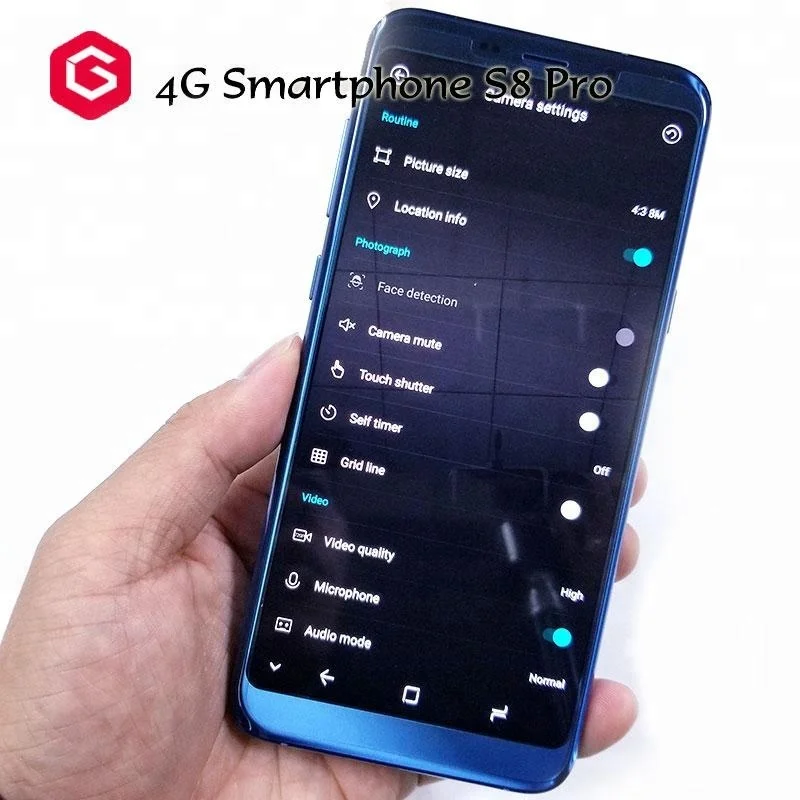 Original S8 pro 4G Mobile Phones Android 7.0 4GB+64GB Octa Core Smartphone Dual Back Cameras 6.1 inch 18:9 1080P Cell, Black;gold
Original S8 pro 4G Mobile Phones Android 7.0 4GB+64GB Octa Core Smartphone Dual Back Cameras 6.1 inch 18:9 1080P Cell, Black;gold