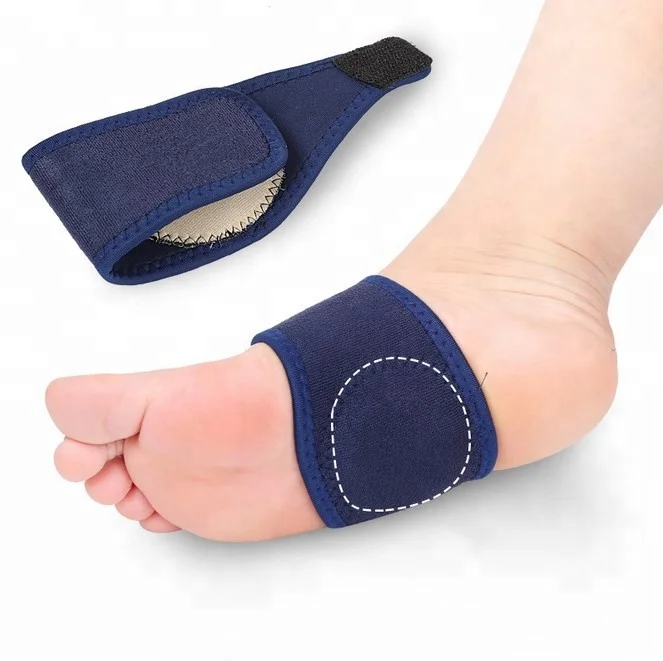 Arch Support Brace - Plantar Fasciitis Strap for Foot Pain, High Arches & Flat Feet - Compression Wrap #JZ-07
