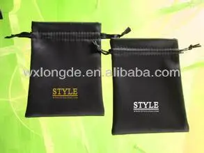 black jewelry&gift satin pouch/bag