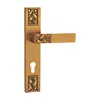 Modern brass door hardware antique bedroom door lever handle