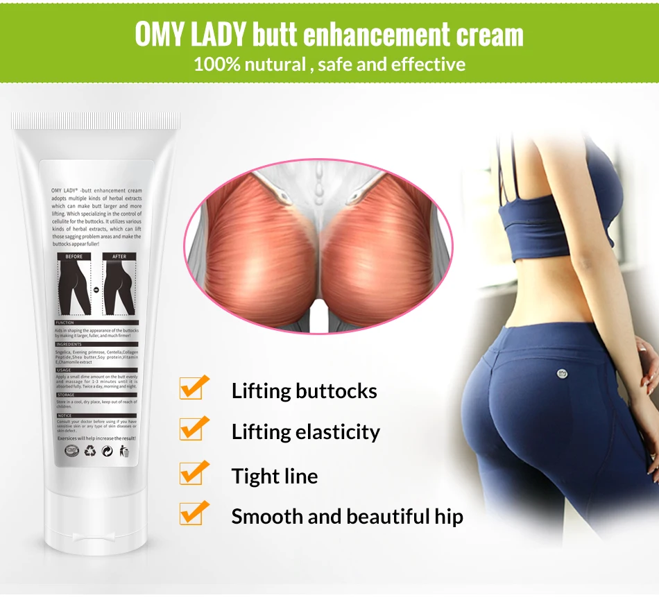 OMY LADY pure herbal cupping machine for butt enhancement body massage cream