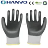 HANVO Lightness Comfortable Grey Nylon Cheap PU Working Safety Glove