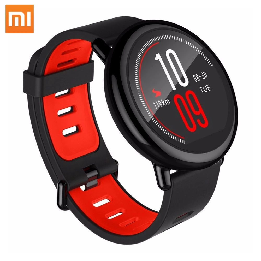 Huami Wristwatch Heart Rate Monitor GPS Sport Smart watch Android mobile Phone Xiaomi Amazfit Smart watch, Black / red
Huami Wristwatch Heart Rate Monitor GPS Sport Smart watch Android mobile Phone Xiaomi Amazfit Smart watch, Black / red