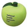 Logo Imprinted Green Apple Shape Stress Ball