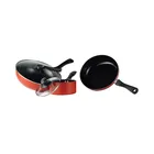 aluminum cookware non-stick kitchenware cooking pot kitchen wok fry pan cookware set milk sauce pan cook ware 9021