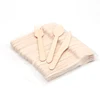 Wooden Disposable Cutlery 300 pc set: 100 Forks, 100 Spoons, 100 Knives
