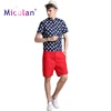 One Piece Romper Casual Button Short Sleeve Mens Romper Jumpsuit Overalls For Men