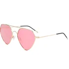 Latest Fashion Shades Polarized Lens Candy Color Triangle Sunglasses for Girls