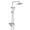 brush glass wall mounted 20 inch shower head
