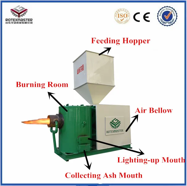 power saving biomass energy burner wood pellet burner for steam