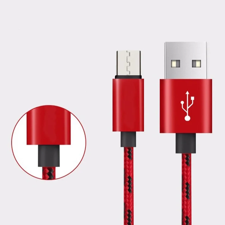 USB Cable Data Charging Charger Wire Cord Type-c Micro USB Nylon Braided Cable fast charging, Black, red, pink, gold
USB Cable Data Charging Charger Wire Cord Type-c Micro USB Nylon Braided Cable fast charging, Black, red, pink, gold