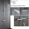 solid brass bath shower mixer thermostatic shower faucet