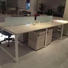 Wholesale office furniture workstation for 6 person metal table frame