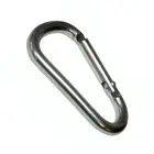 Fashion High Quality aluminum carabiner d-ring key chain clip hook